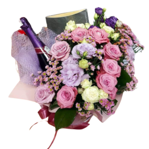 Romantyczny Flower Box – Kwiatowo-Prezentowy