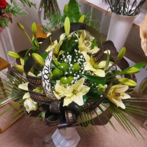 Wiązanka Pogrzebowa – Biała Lilia, Wersja Średnia