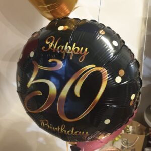 Balon na 50 urodziny