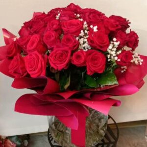 Bukiet czerwonych róż