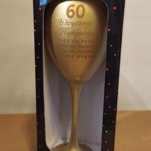 Złoty kielich na 60 urodziny