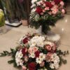 Kompozycja na pomnik z kwiatów ciętych- komplet