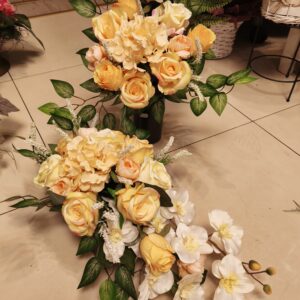 Komplet Kompozycji Nagrobnych Krem