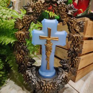 Znicz elektryczny LED krzyż