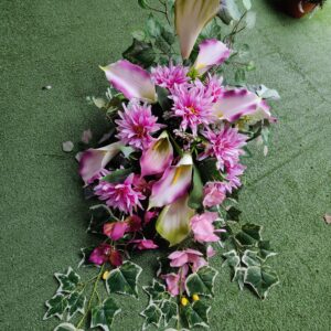 Wiązanka różowe kalie