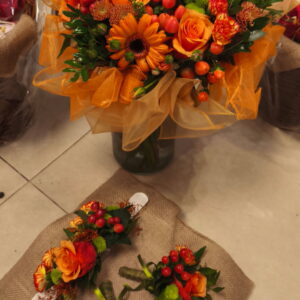 Zestaw kompozycji ślubnej