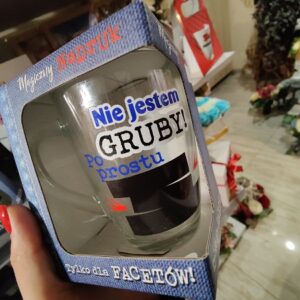 Magiczny kubek " nie jestem gruby! Po prostu .. "