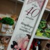 Skrzynka na wino z okazji 40tych urodzin