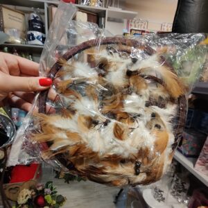 Łapacz snów makrama - biało beżowy