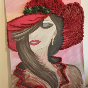 Obraz Kobieta w kapeluszu