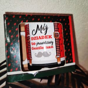 Kubek „Mój Dziadek to prawdziwy Gentleman” – zabawny i stylowy prezent!