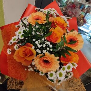 Słoneczny bukiet kwiatów