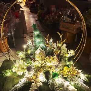 Świąteczna kompozycja LED