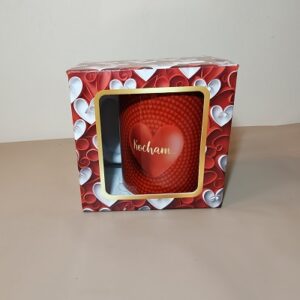 Kubek „Kocham…” – serce w kubku