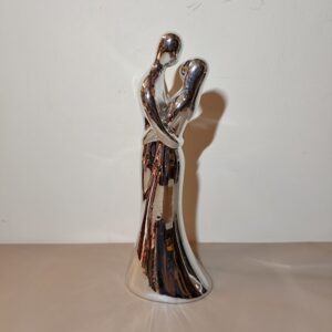 Figura para w objęciach – chrom / lustro srebro