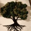 Duże Drzewo Życia z Mchu – wiszący obraz 3D 50 × 40 cm