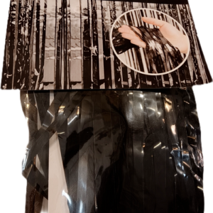 Kurtyna w czarnym kolorze