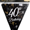 Baner chorągiewka - 40tka czarna