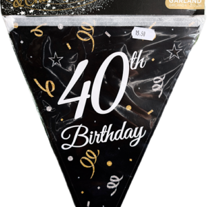 Baner chorągiewka - 40tka czarna