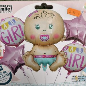 Zestaw balonowy baby girl