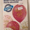 Balony lateksowe Baby Girl