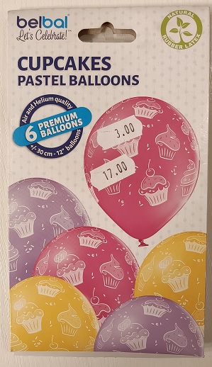 Balony lateksowe Babeczki