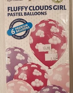 Balony lateksowe Chmurki