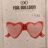 Balon foliowy serduszkowe okulary