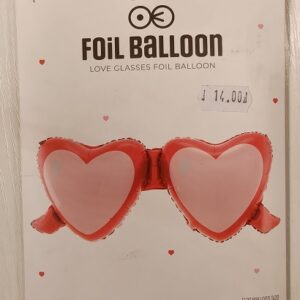 Balon foliowy serduszkowe okulary