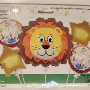 Zestaw balonów urodzinowy lew