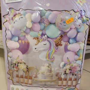 Girlanda balonowa jednorożec 131elementów