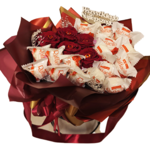 Wieczna róża flouer box Rafaello