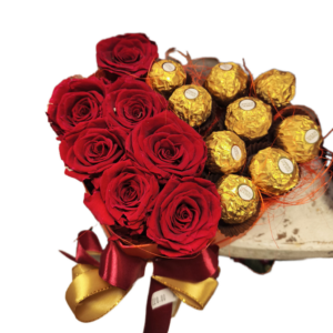 Serce Ferrero Wieczna Róża