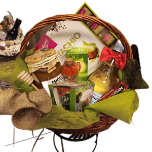 Kosz prezentowy pistacja