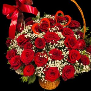 Koszt pełen uczuć - czerwona róża 1 - 100szt