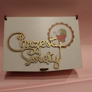 Pudełko „Chrzest Święty” – złota elegancja na Chrzest