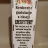 Drewniana skrzyneczka na wino – „Serdeczne gratulacje z okazji EMERYTURY”
