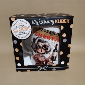 Wyjątkowy kubek „Szczęśliwa Emerytka” – idealny prezent na emeryturę!