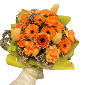 Bukiet pomarańczowa wiosna