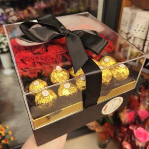 Flower box ferrero rocher